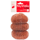 NUVALU SCOURERS COPPER ROUND 3PK (SKU