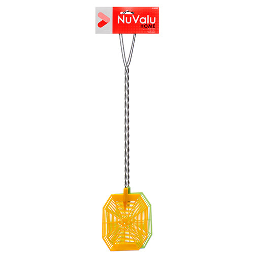 NUVALU FLY SWATTER 2PC W/ METAL HANDLE (SKU