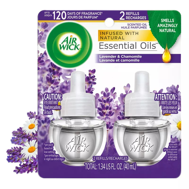 AIR WICK SCENTED OIL REFIL-2PK/ LAVENDER (SKU